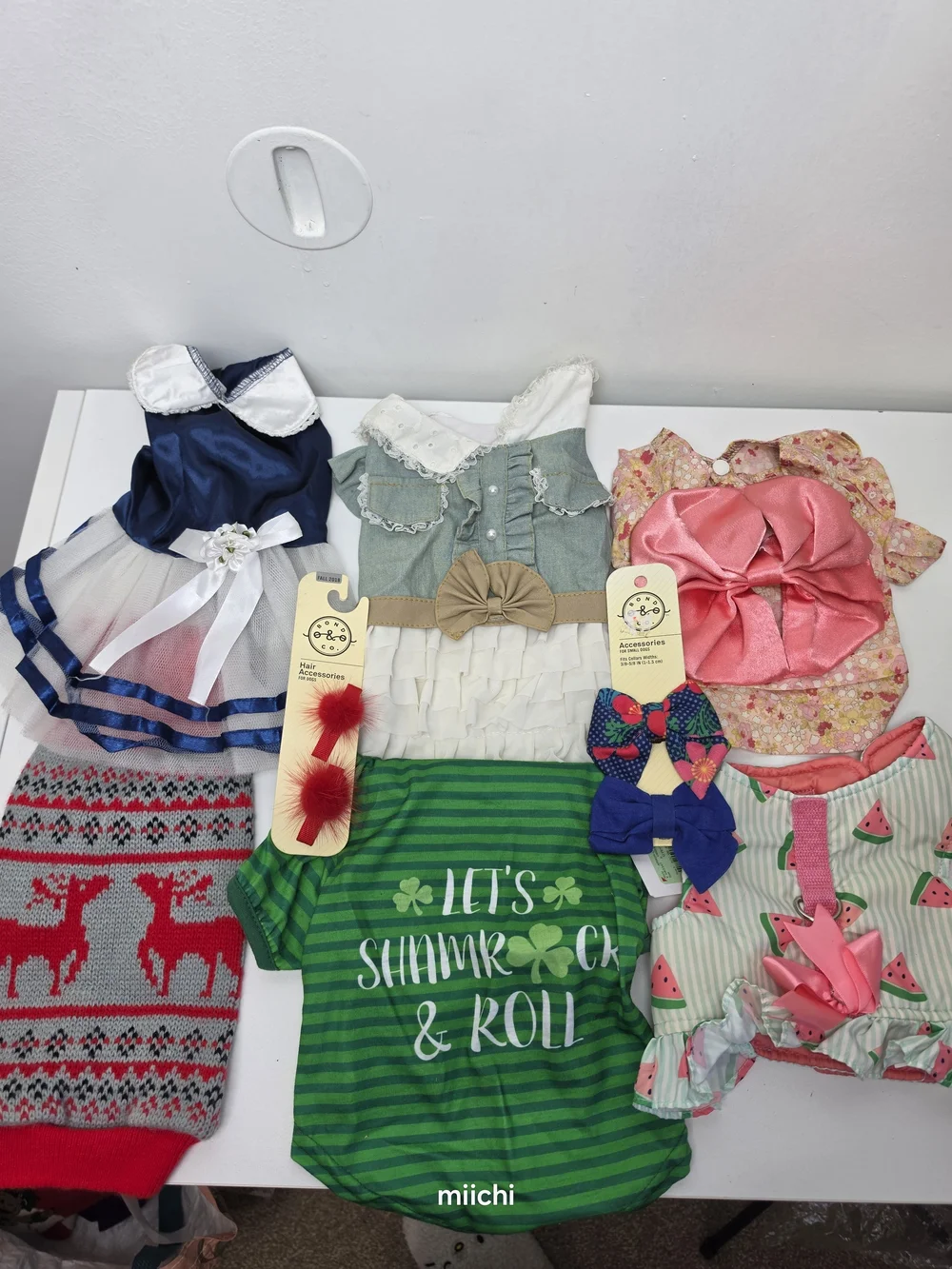 Assorted Pet Outfits & Accessories - Multi Color Set